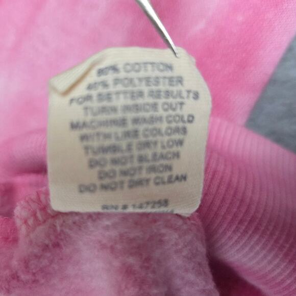 NWOT Simply Southern Sweatshirt Womens Size Medium Tie-Dye Mock Neck Drawstring - Picture 10 of 13